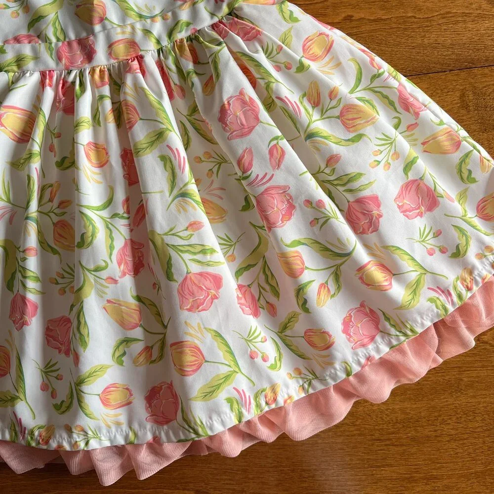 Tahari tulip bow dress 3T